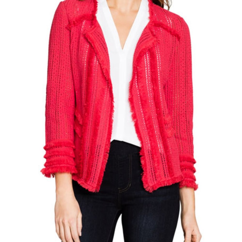 Nic+Zoe Playful Fringe Jacket